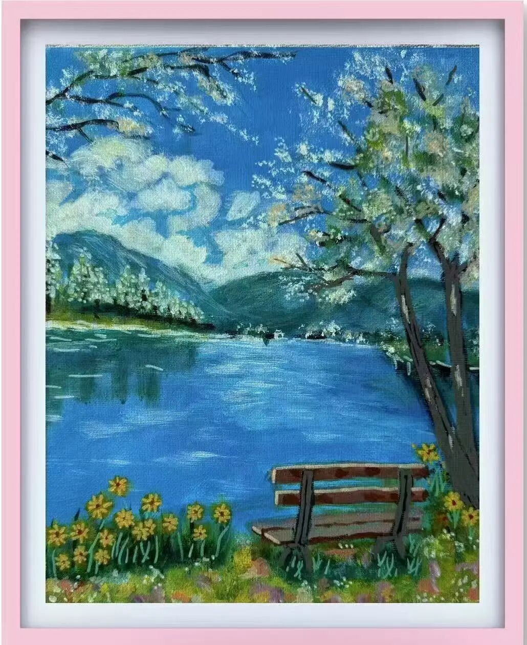 丙烯画2401班作品展示